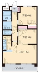 ルネ シェスタの物件間取画像